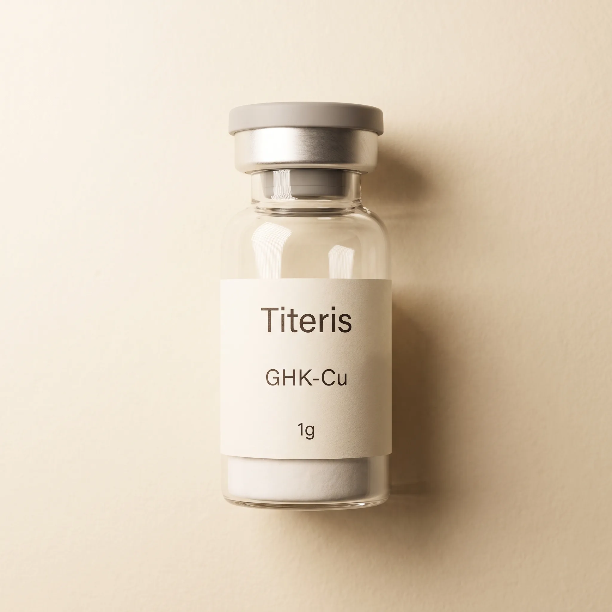 GHK-Cu qualité cosmétique flacon de référence pour la recherche Verolteq 1g